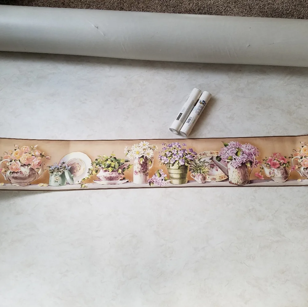 Wallpaper Border Gardener's Teaset China